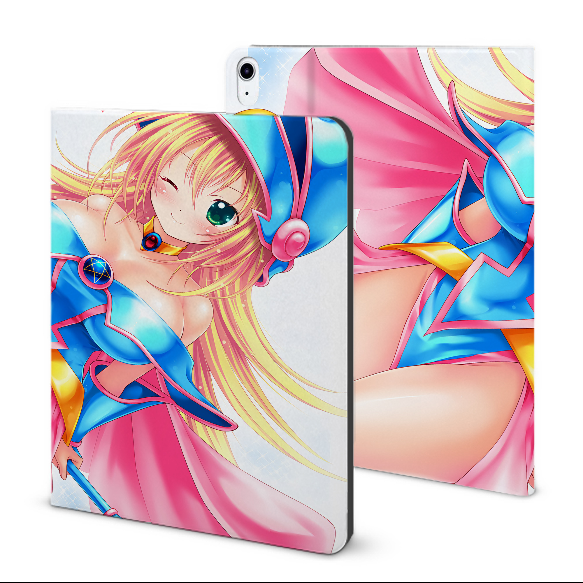 （画像用） 遊☆戯☆王 Yu-Gi-Oh! IPad ケース ブック型 PUレザー TPU 耐衝撃 軽量 薄型 ペン収納なし 全面保護 IPad 各モデル対応